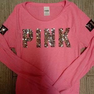 VICTORIA SECRET BLING LONG SLEEVE.